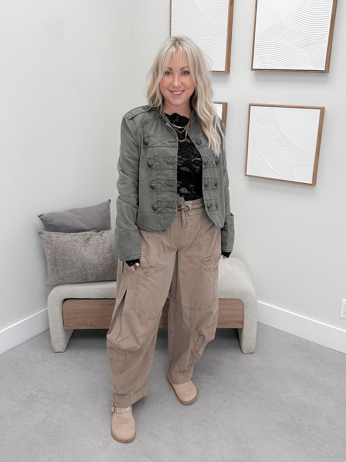 Onset Parachute Pant in Dusted Cocoa by Free People