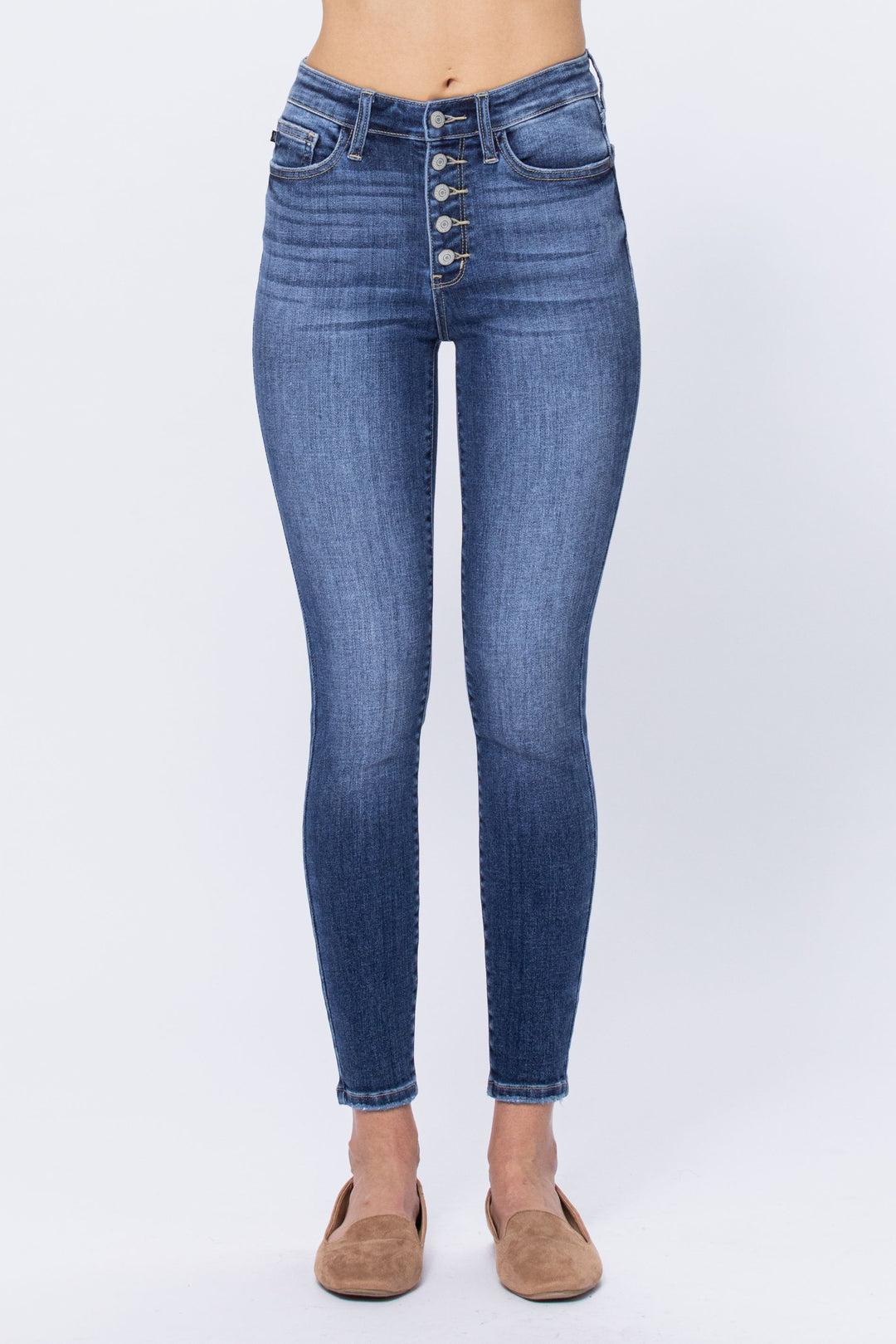 Brynn Button Fly Jeans By Judy Blue