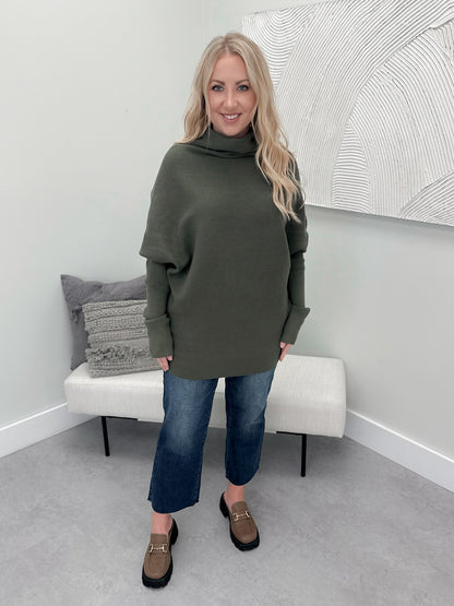 1129 Sweater in Moss by Twenty Nine The Label