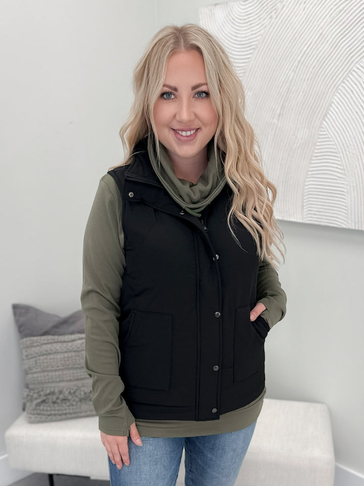 Fallon Vest in Black
