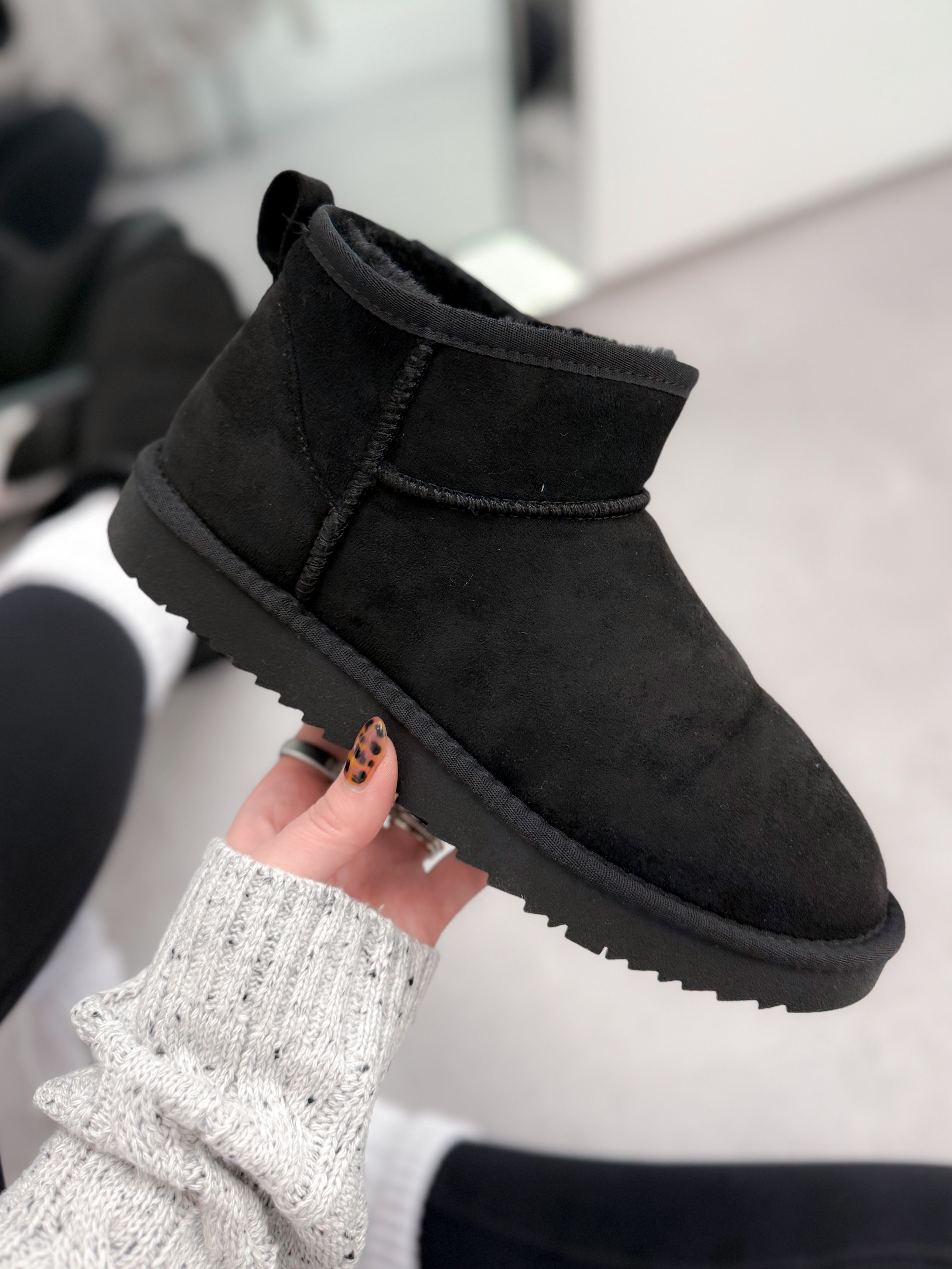 Mute Mini Boot in Black