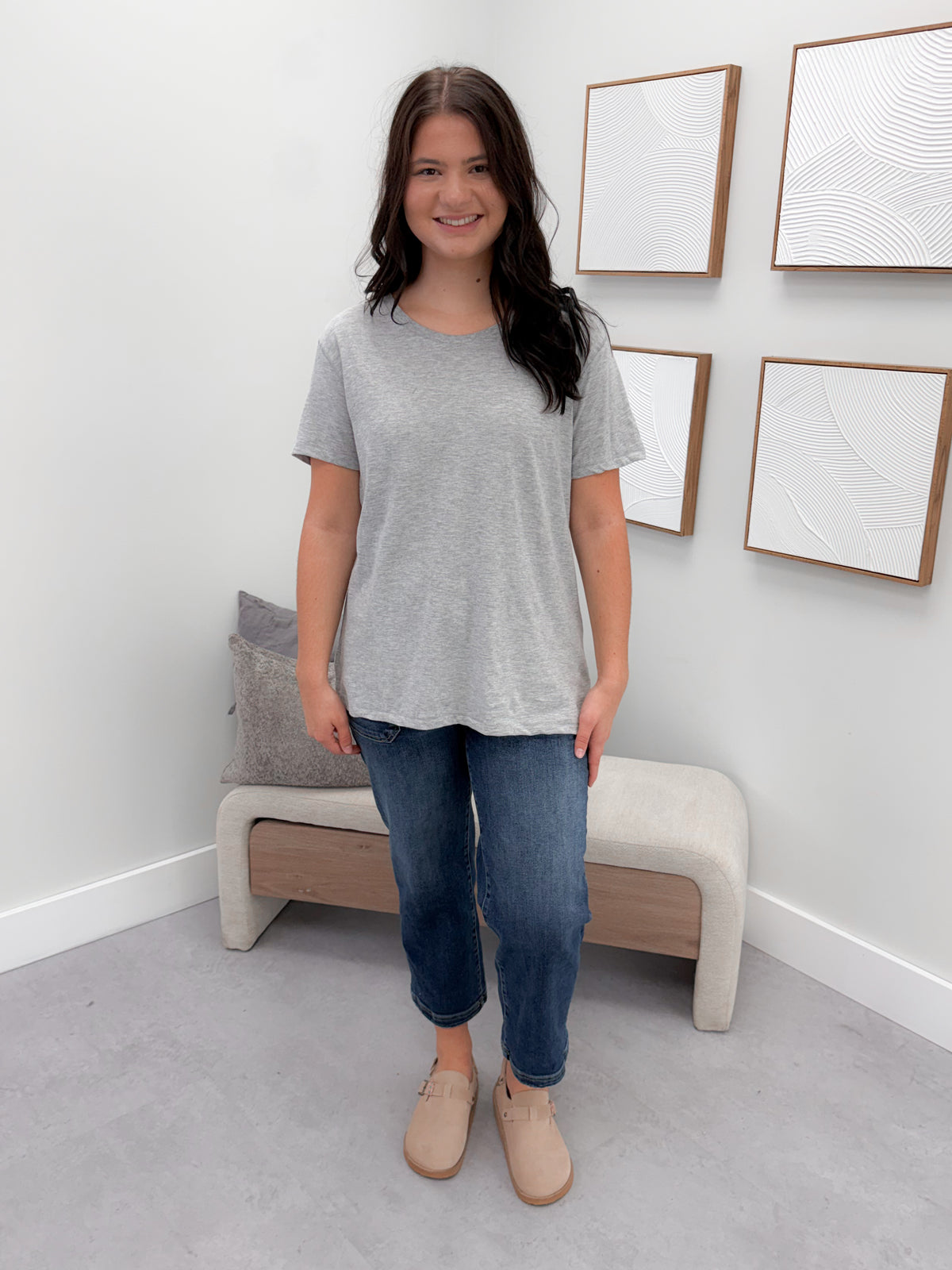 209 Tee in Grey by Twenty Nine The Label