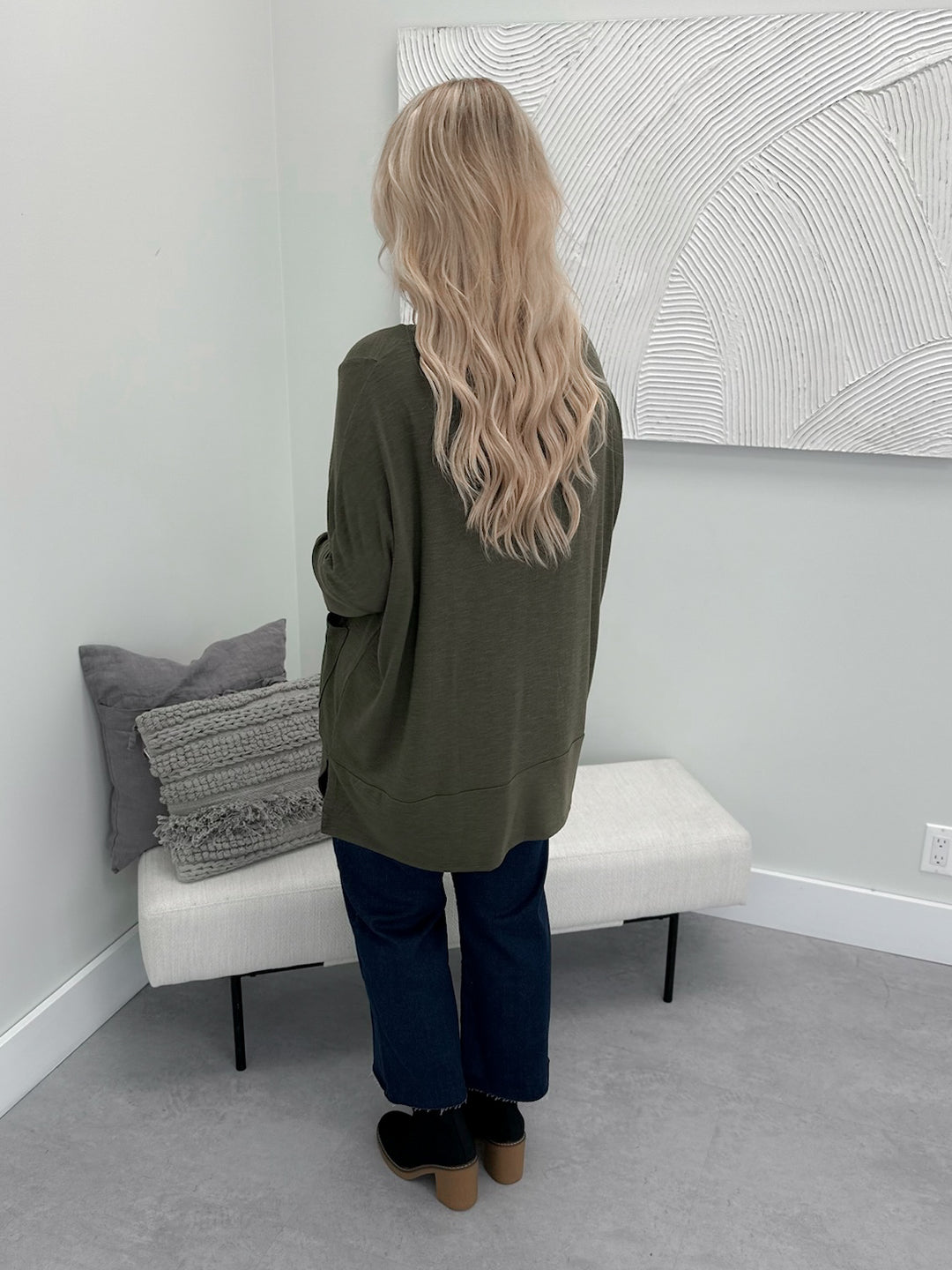 Fable Top in Olive