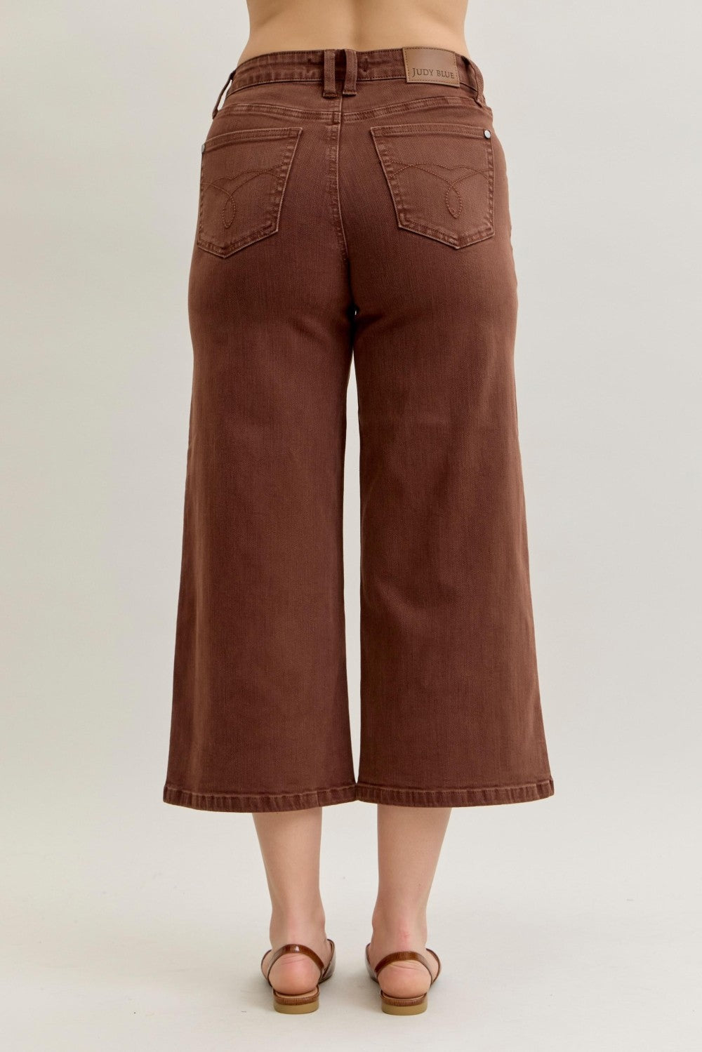 Kemper Cropped Jeans in Maple by Judy Blue