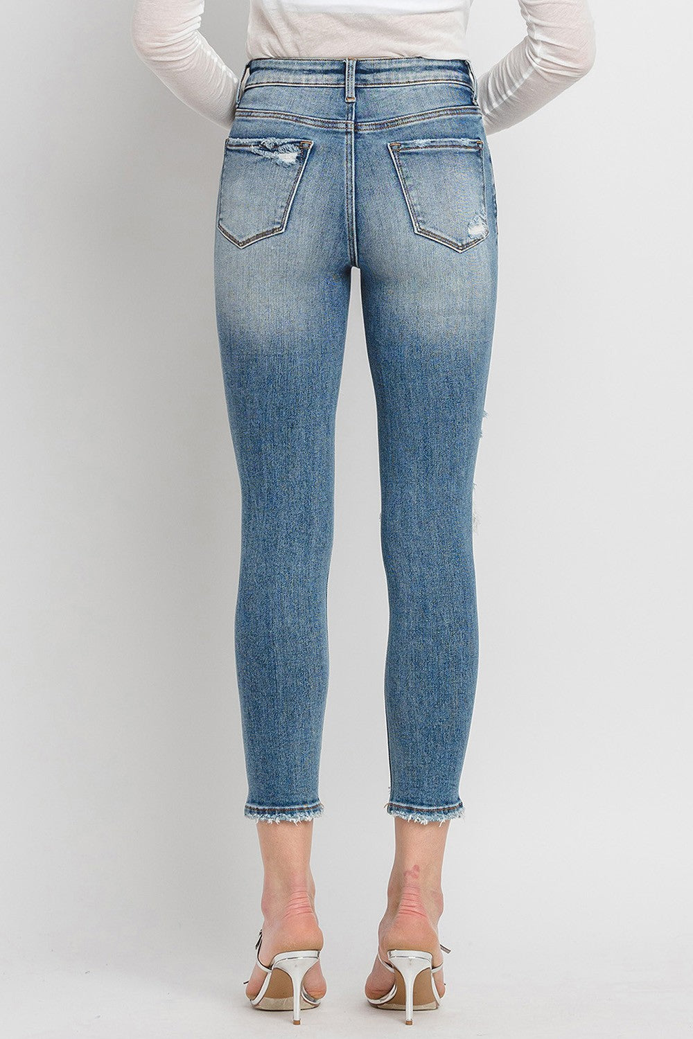 Skinny High Rise Comfort Stretch Jeans by Lovervet