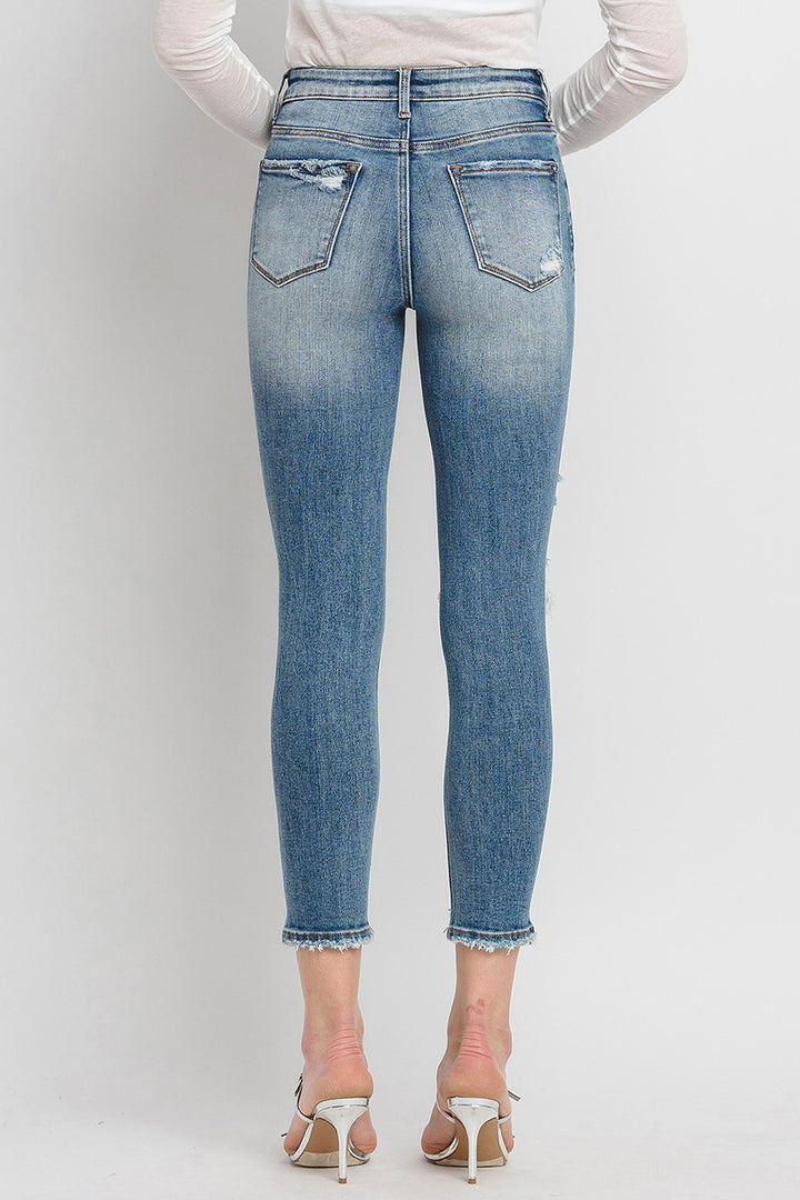 Skinny High Rise Comfort Stretch Jeans by Lovervet