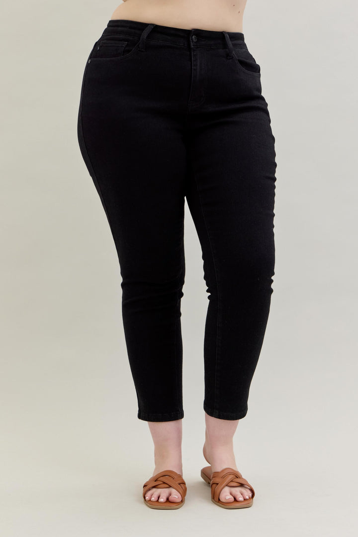 Stratford Slim Fit Jeans in Black by Judy Blue