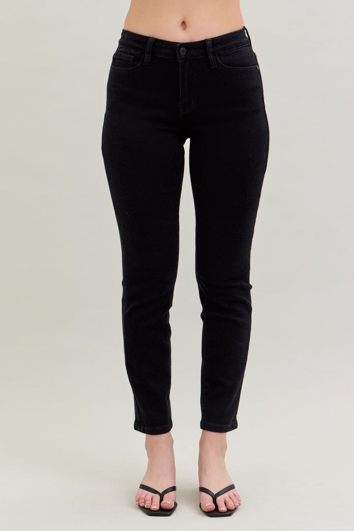 Stratford Slim Fit Jeans in Black by Judy Blue