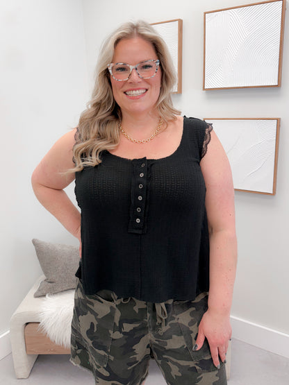 Saint Tank in Black by Pol