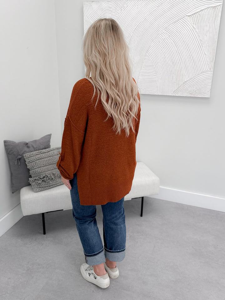 Alani Sweater in Rust