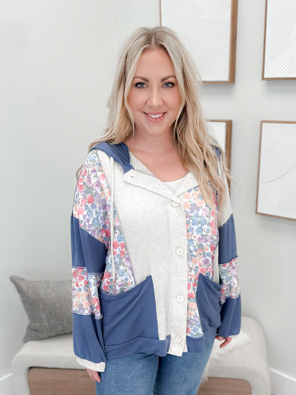 Petunia Hoodie in Oatmeal