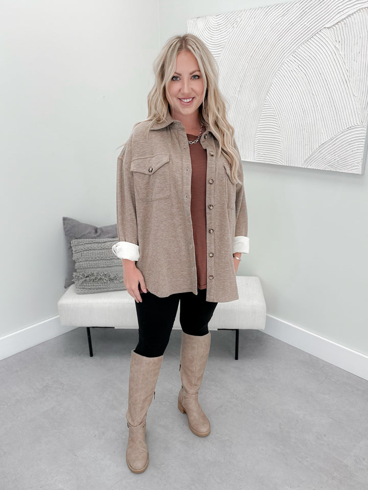 Janny Shacket in Mocha