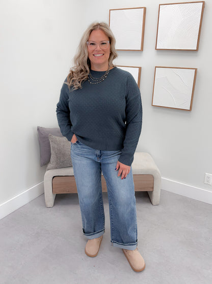 Gianna Sweater in Teal
