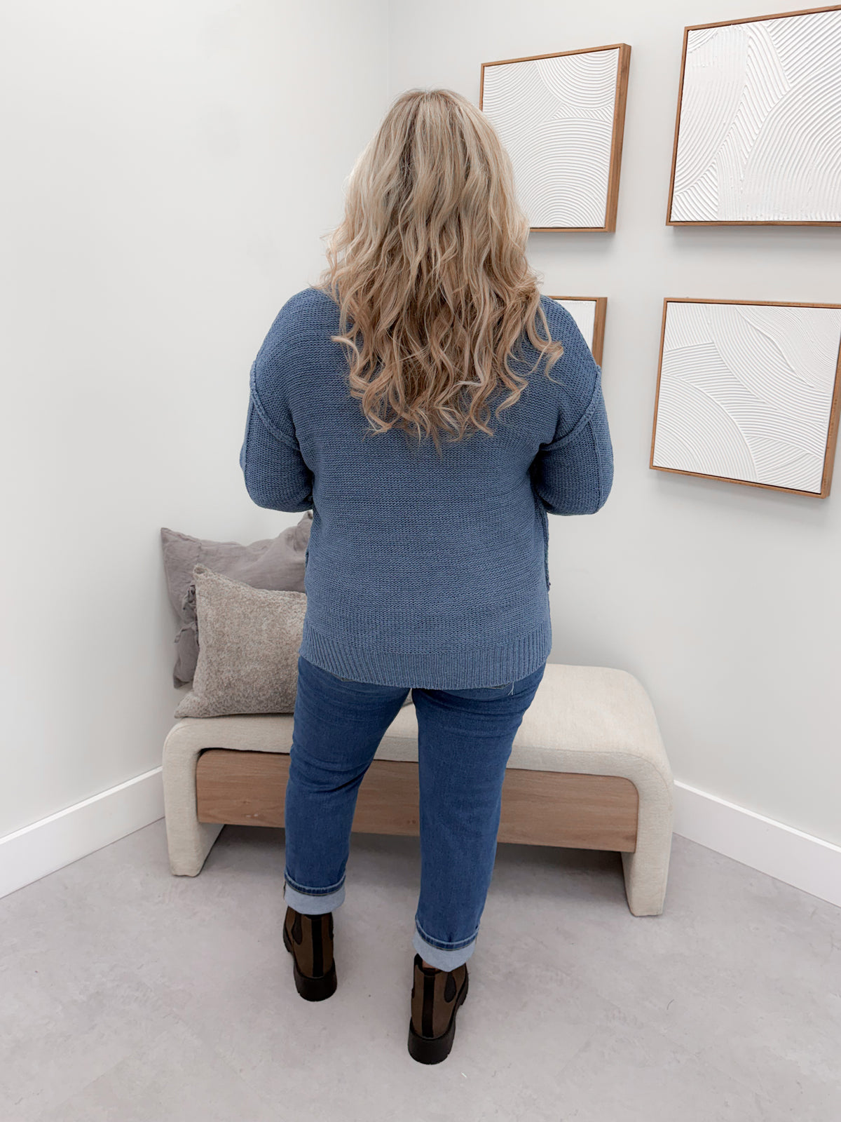 Caspar Sweater in Blue