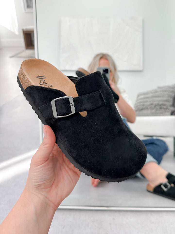 One For The Books Clogs in Black by Corkys