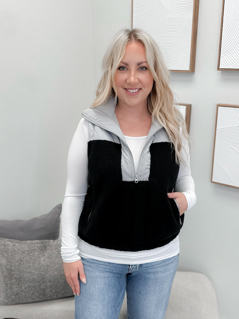 Tegan Vest in Black