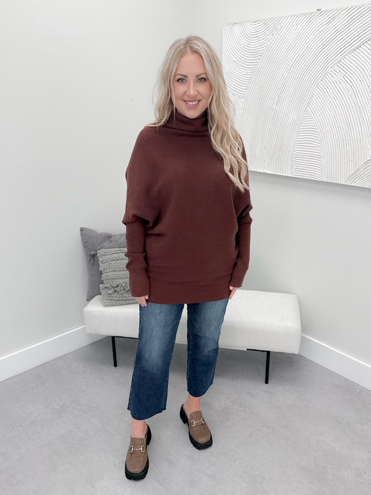 1129 Sweater in Cerise by Twenty Nine The Label