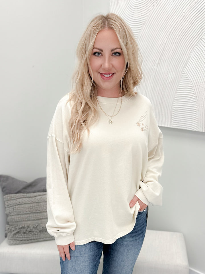 Starbright Long Sleeve in Ecru