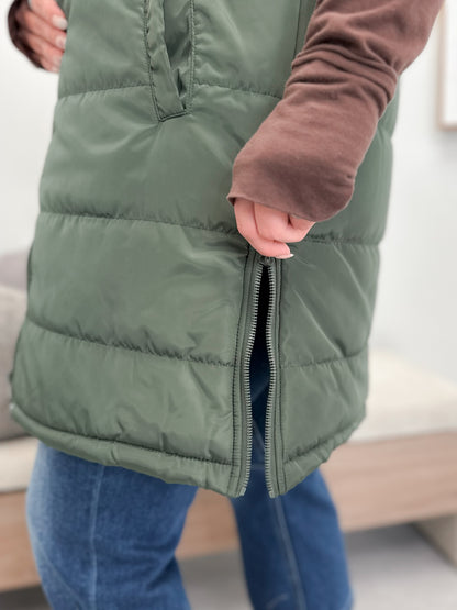 609 Vest in Olive by Twenty Nine The Label