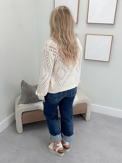 Dawson Cardigan in Oat