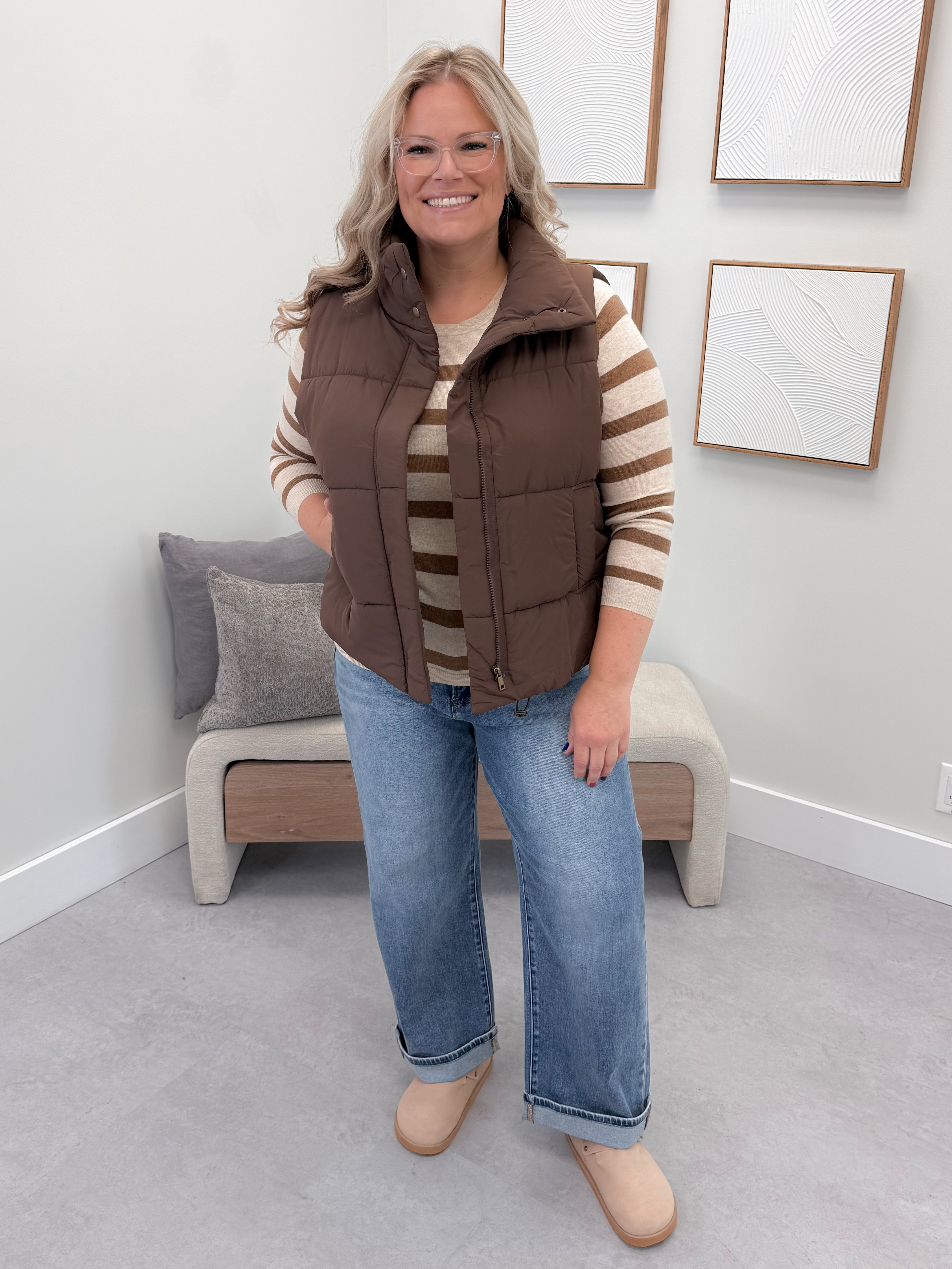 Wanderer Vest in Brown