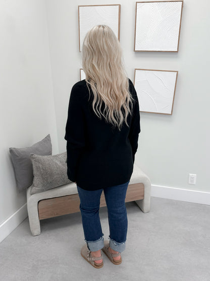 1129 Sweater in  Black by Twenty Nine The Label