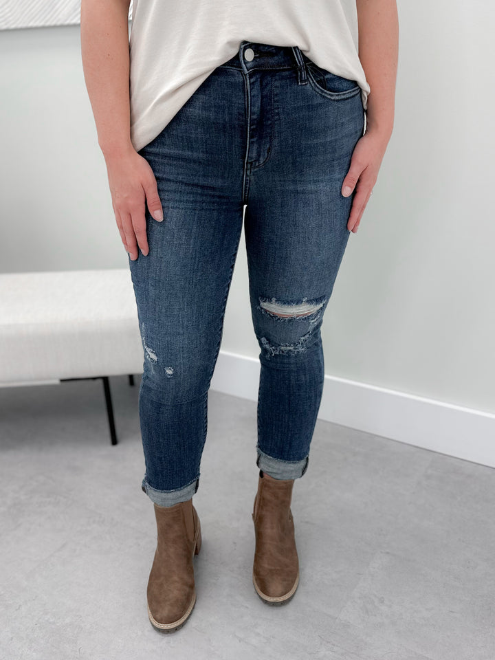 Mia High Rise Jeans in Dark Wash by Judy Blue