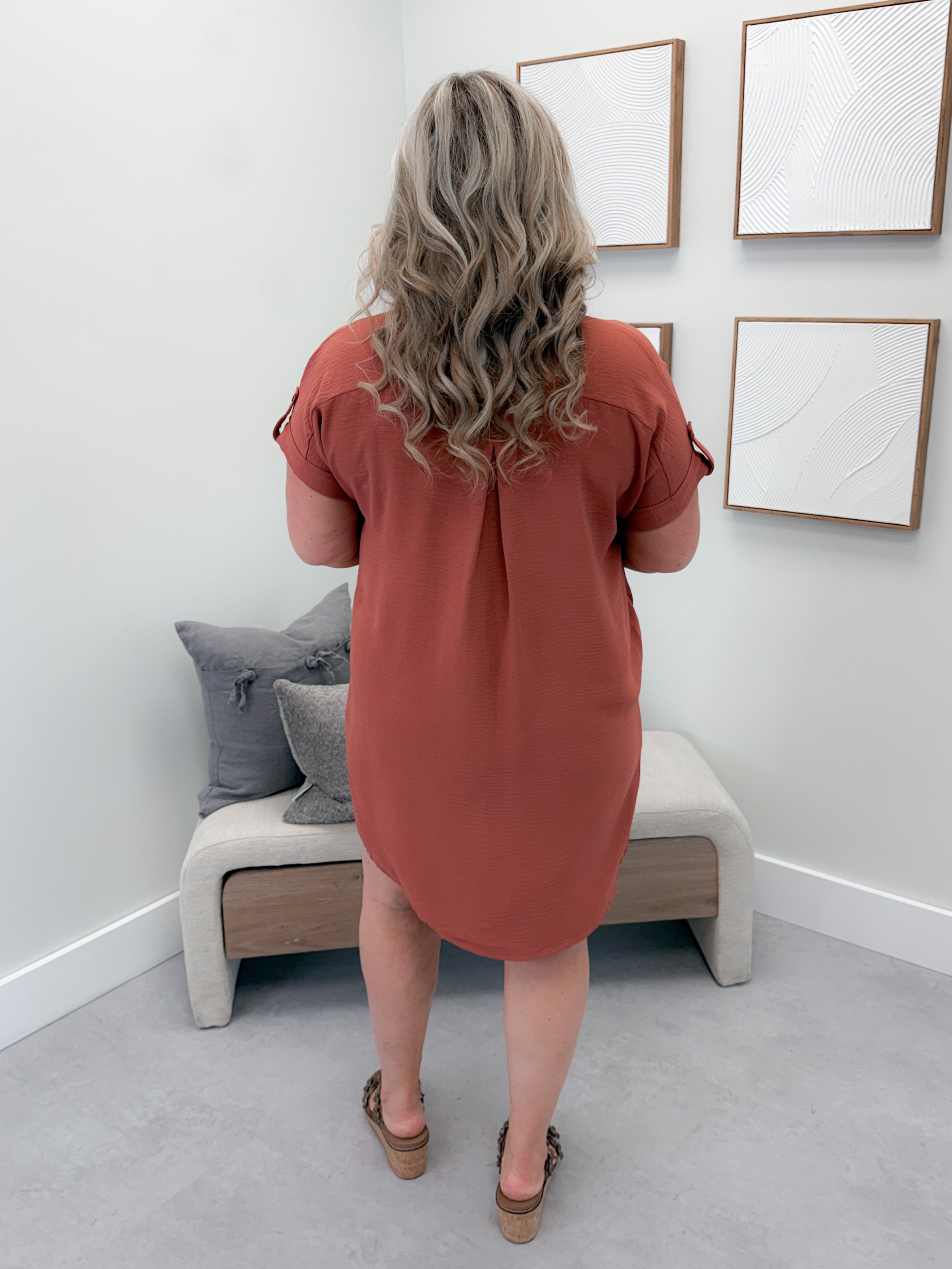Hayes Dress in Cinnamon