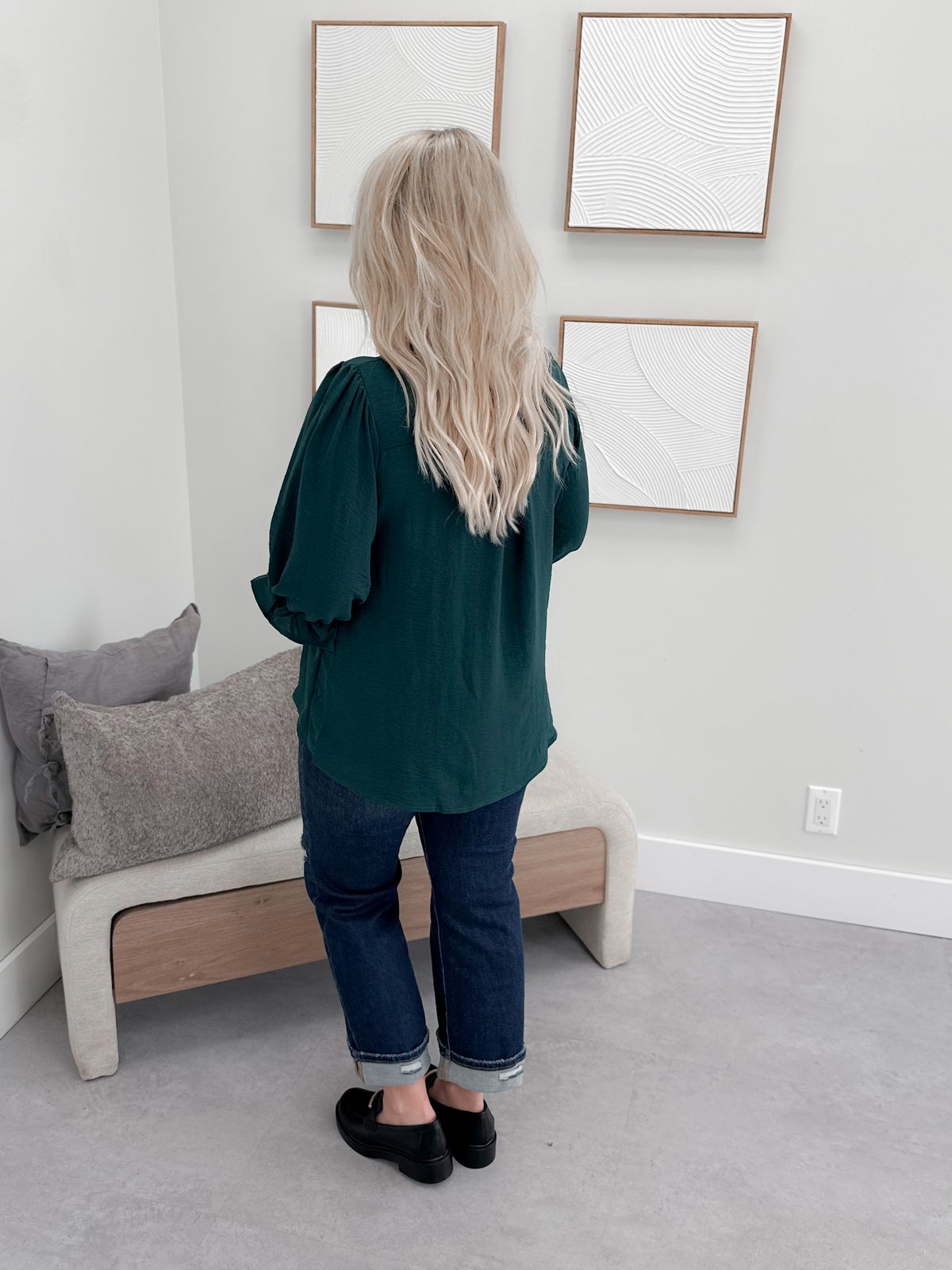 Blaire Blouse in Green