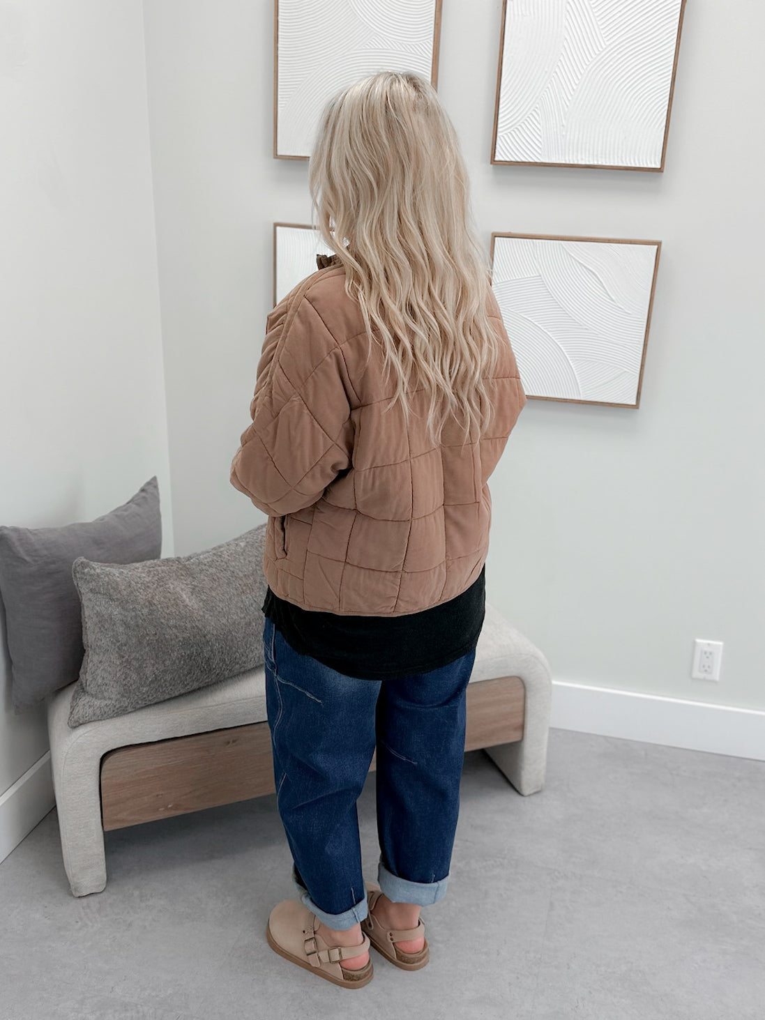 Kit Jacket in Tan