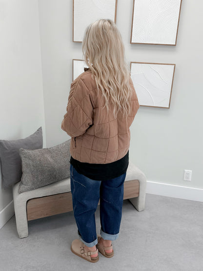 Kit Jacket in Tan