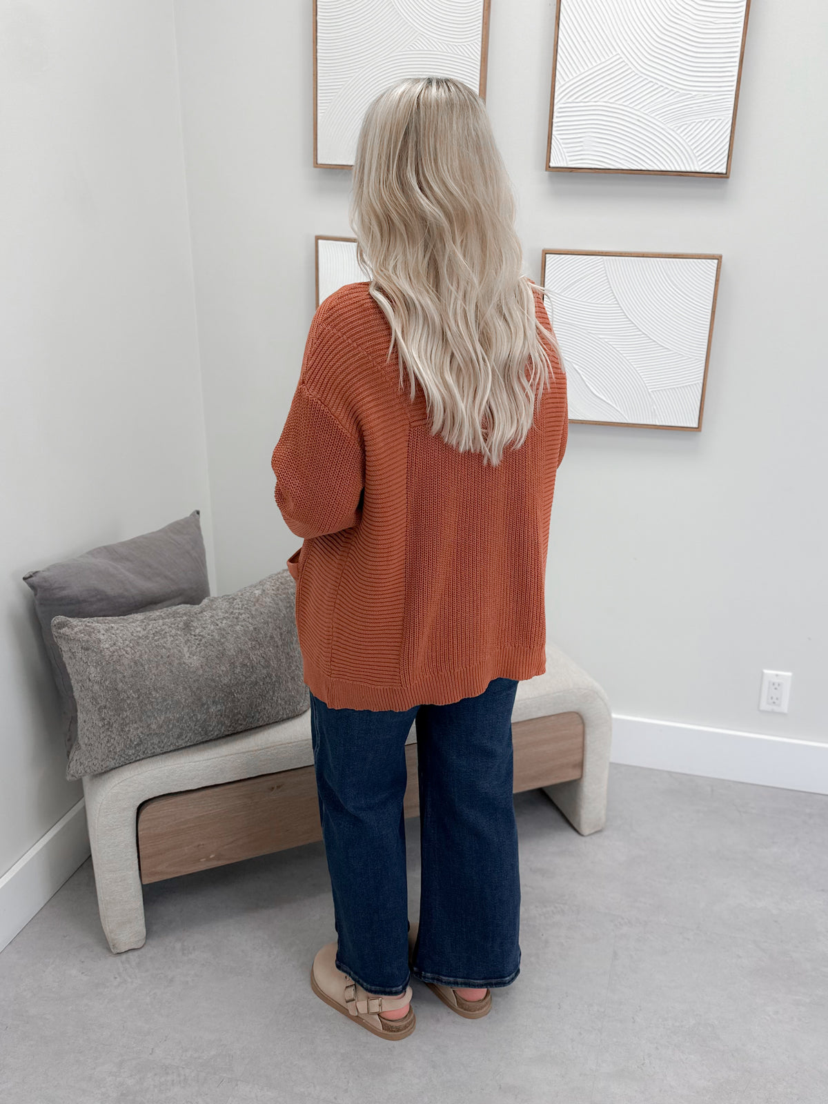 Mia Cardigan in Amber