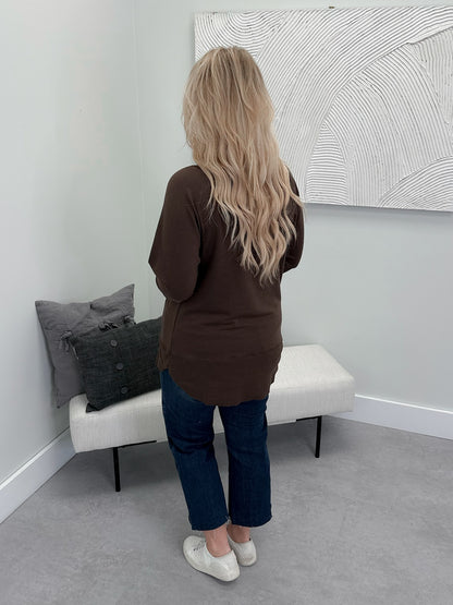 707 Long Sleeve in Espresso by Twenty Nine The Label