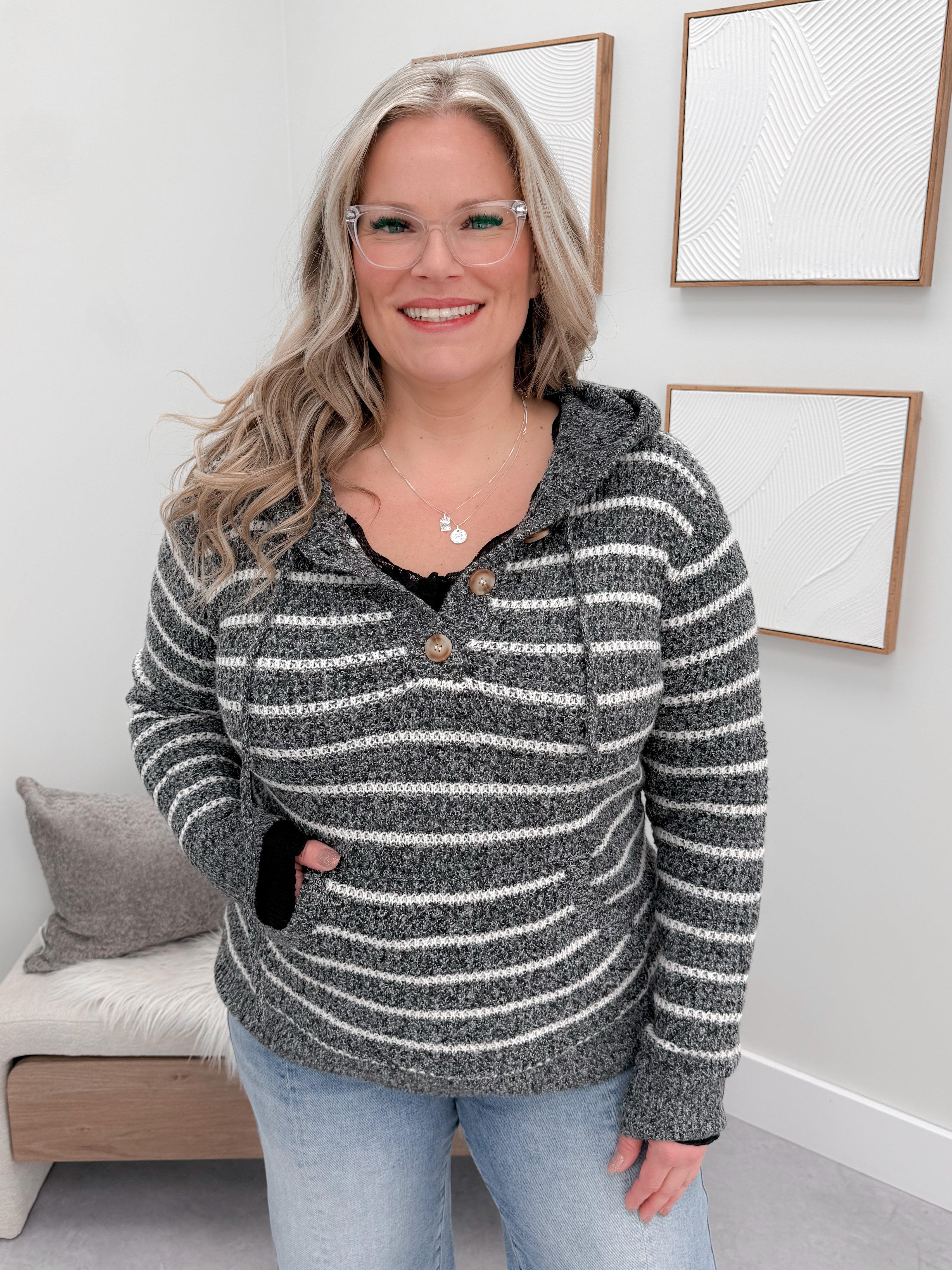 Sloane Sweater in Charcoal