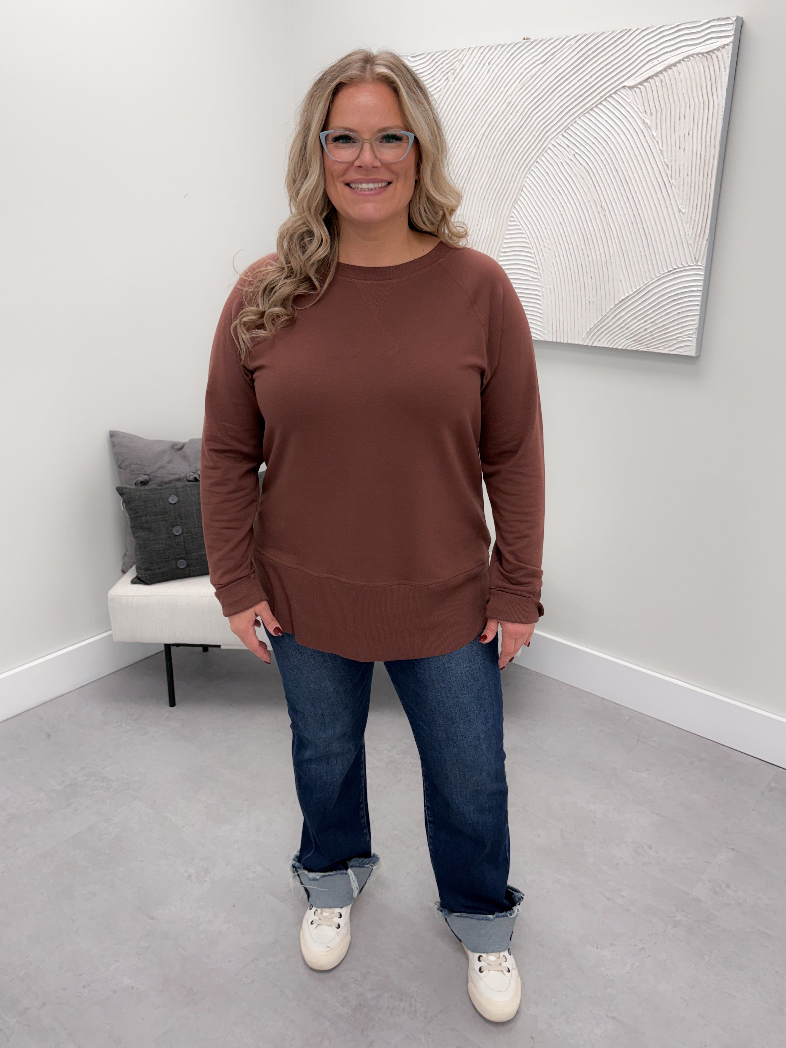 707 Long Sleeve in Cerise by Twenty Nine The Label