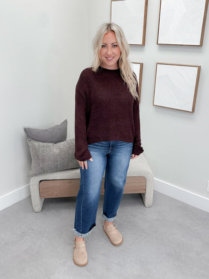 Devon Sweater in Mahogany