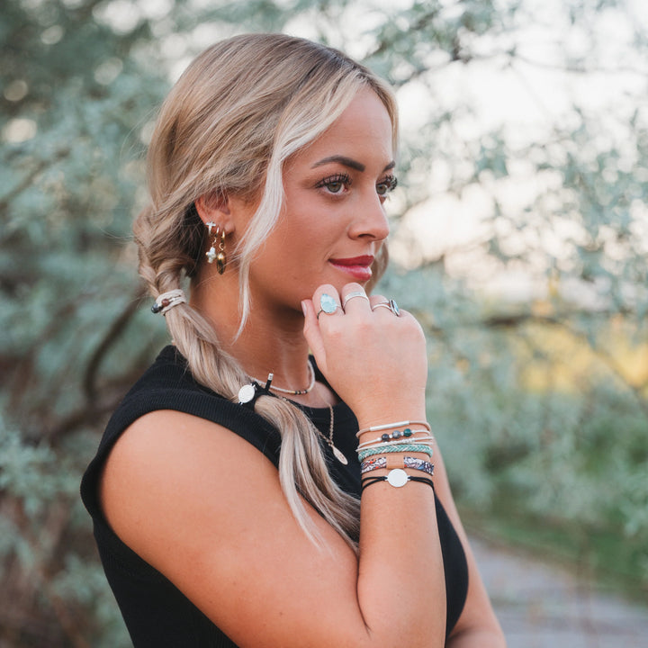 Flourish Hair Tie Bracelet Set by K'lani