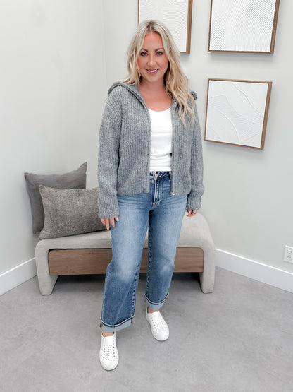 Asha Coatigan in Grey