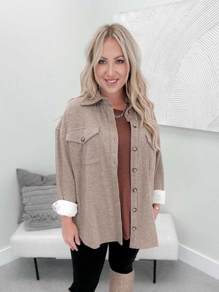Janny Shacket in Mocha