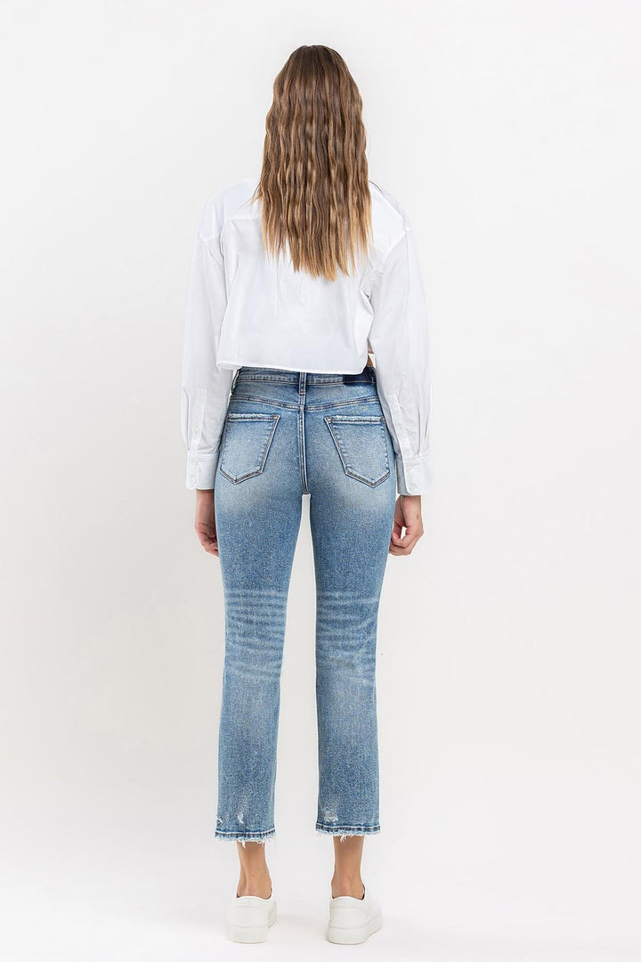 Lover Cropped Straight Legged Jeans by Lovervet