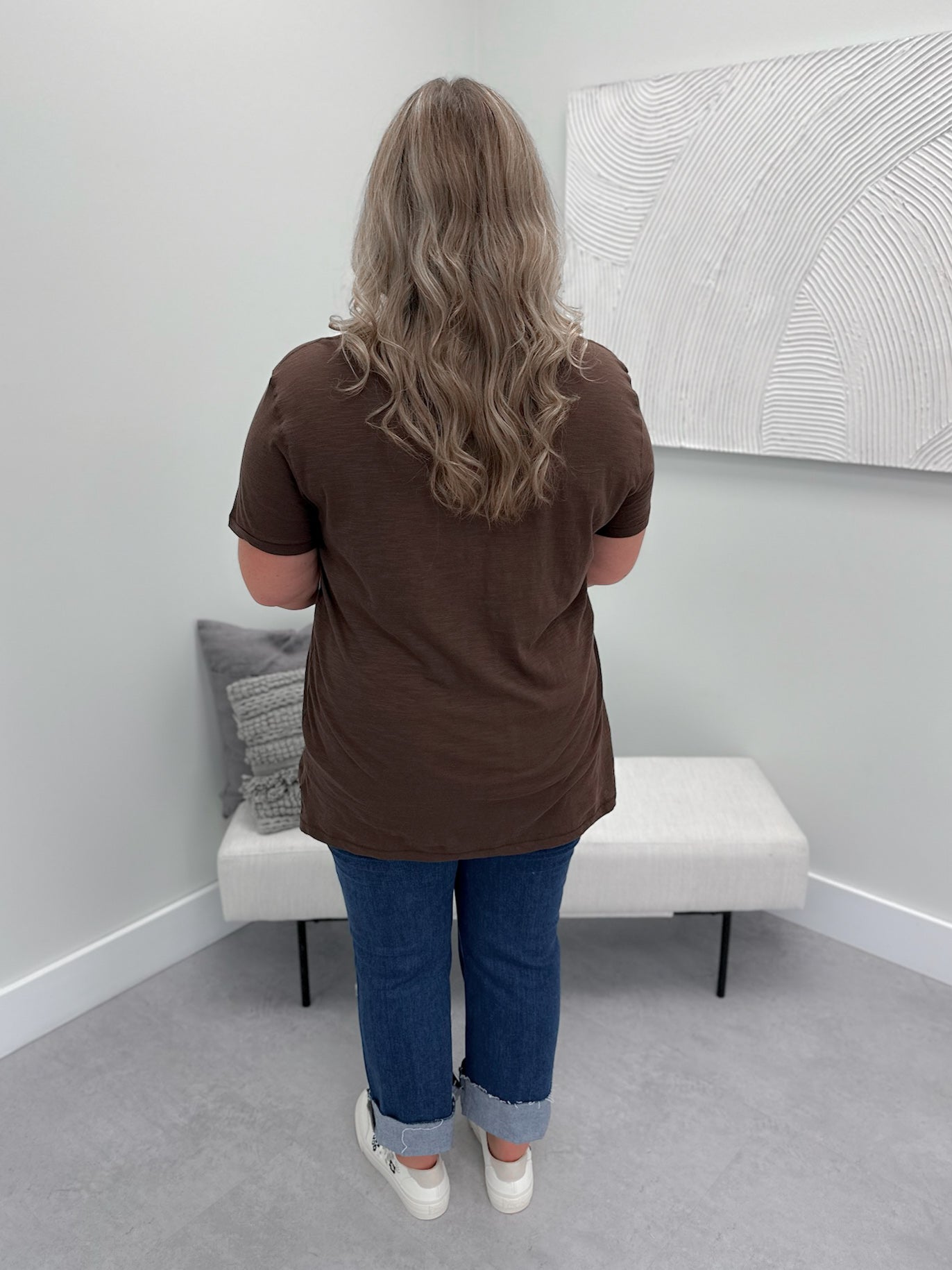 209 Tee in Espresso by Twenty Nine The Label