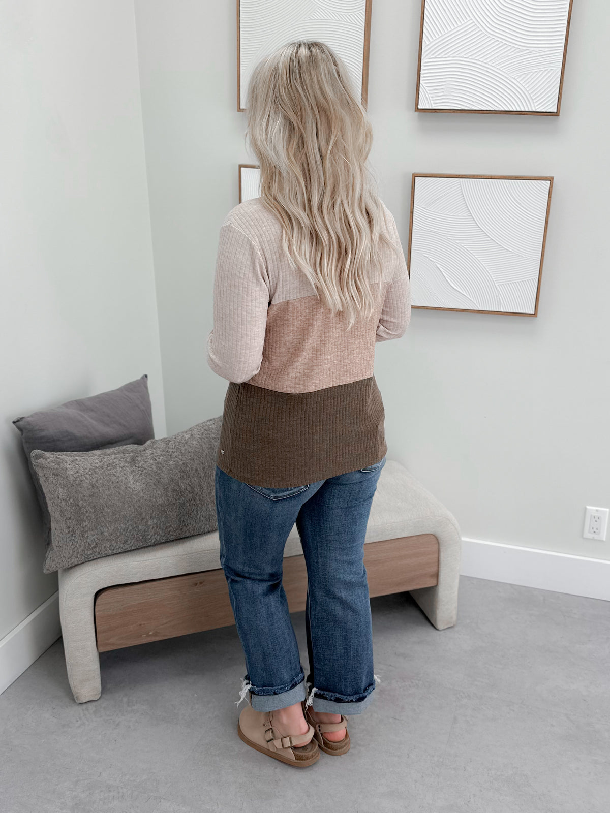 Darcie Long Sleeve in Safari Brown