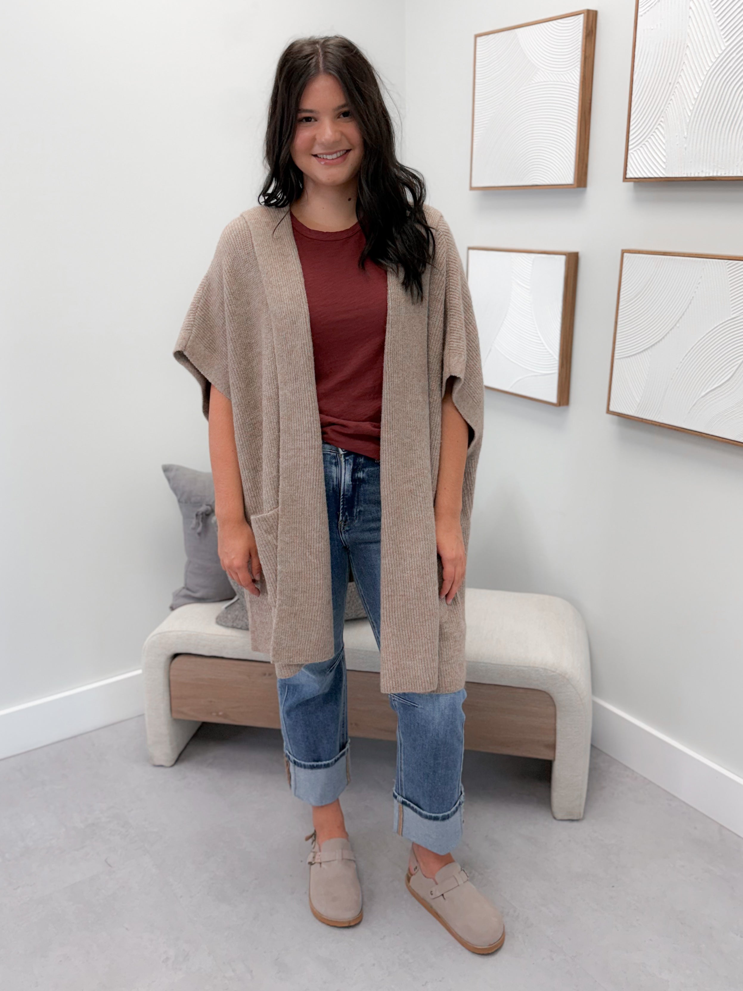 Sofie Cardigan in Mocha
