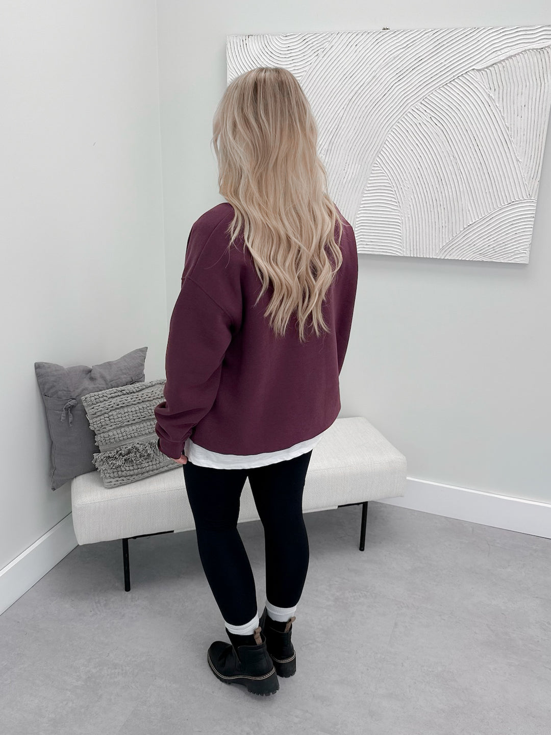 Brisa Pullover in Plum