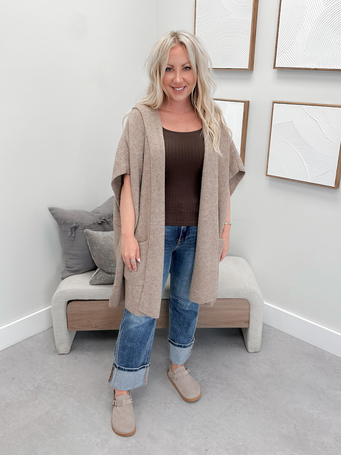 Sofie Cardigan in Mocha