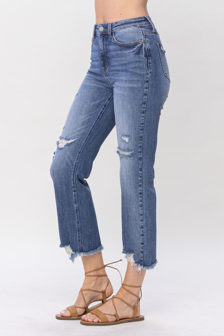 Amity Cropped High Rise Jeans by Judy Blue