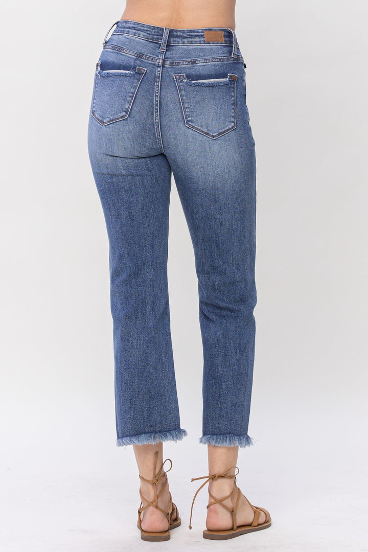 Amity Cropped High Rise Jeans by Judy Blue