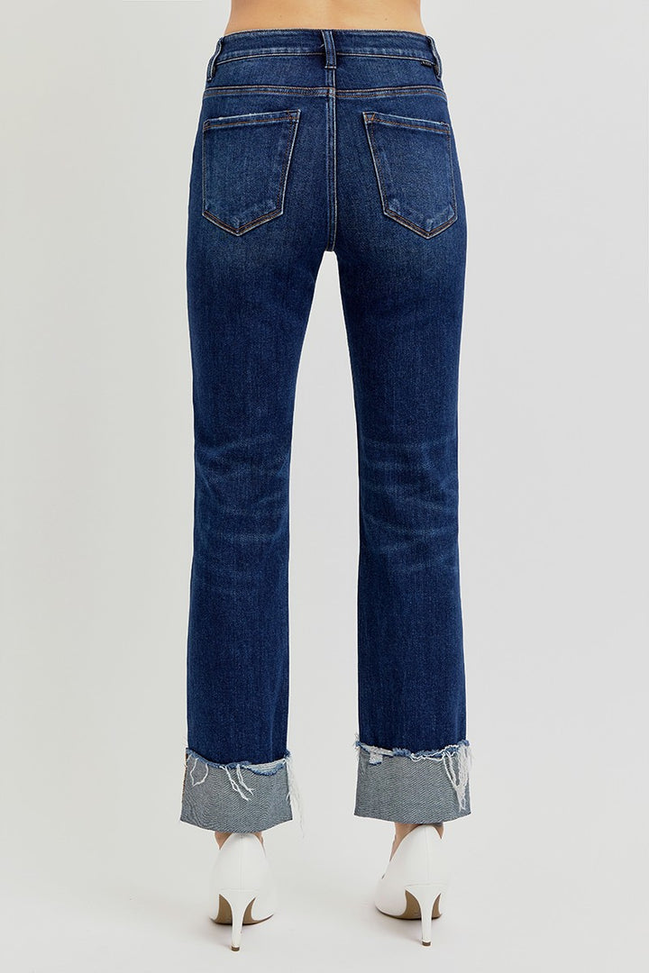 Blythe Tummy Control Jeans in Dark Wash