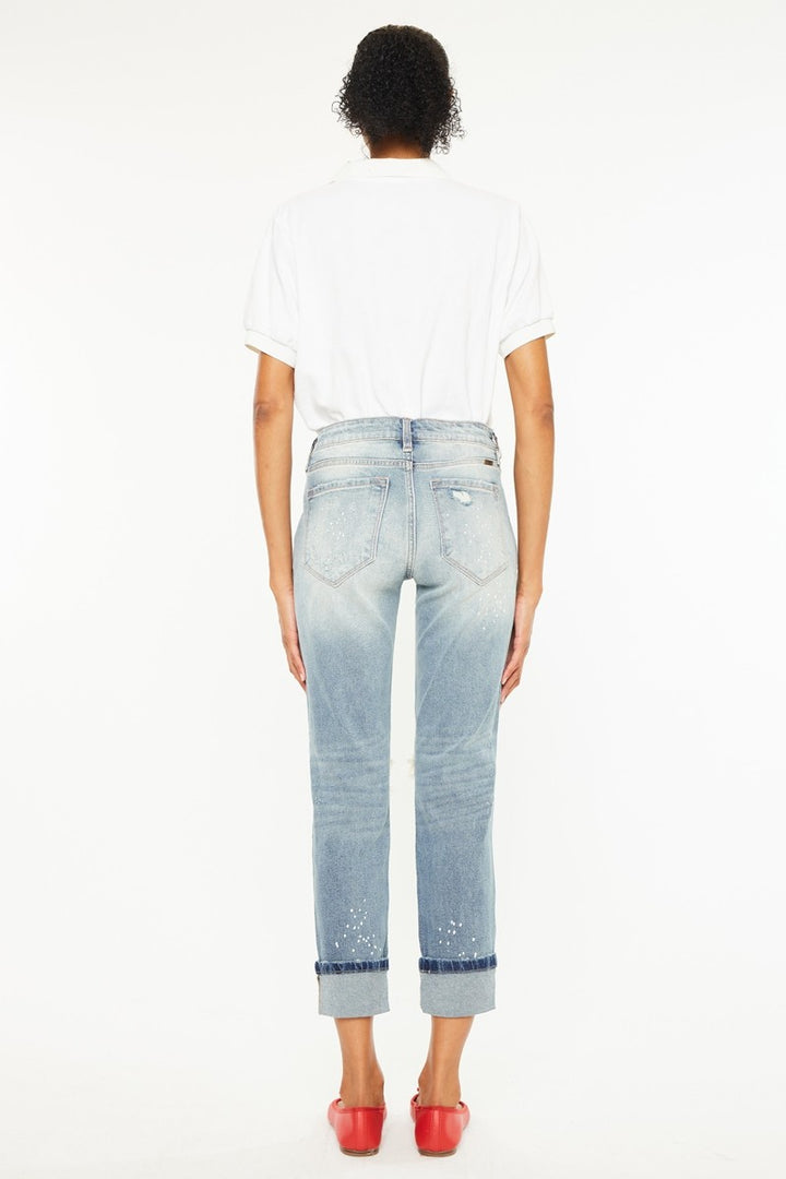 Paint Splatter Jeans by Kancan