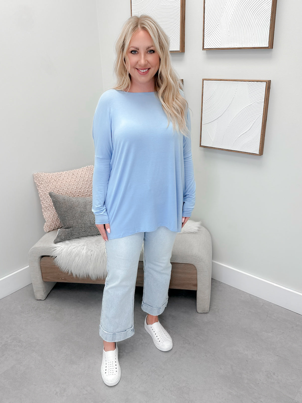 906 Long Sleeve by Twenty Nine The Label in Blue